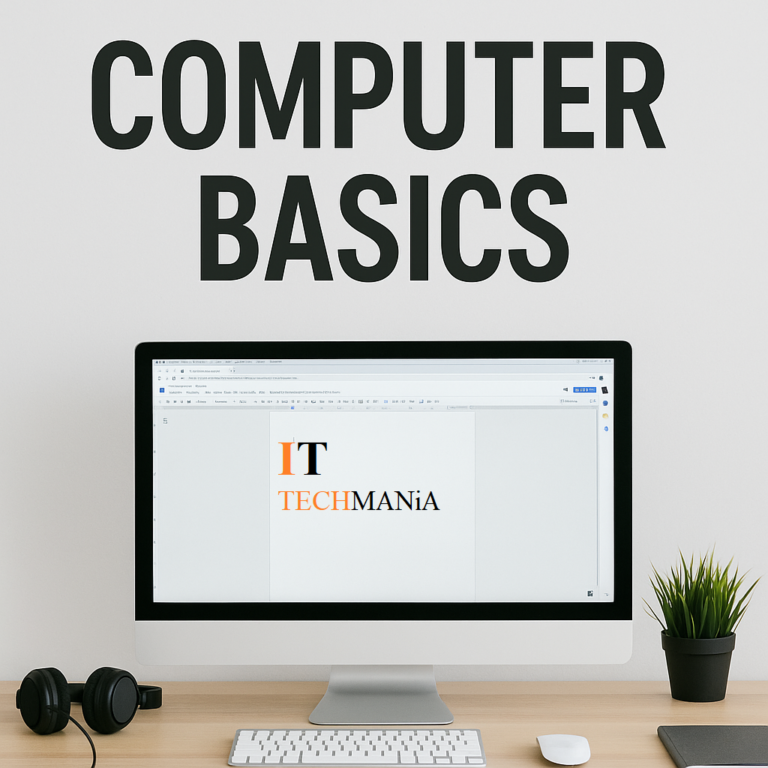 Computer training during 120 Hours Computer Basics Course in Pathankot at IT TECHMANiA