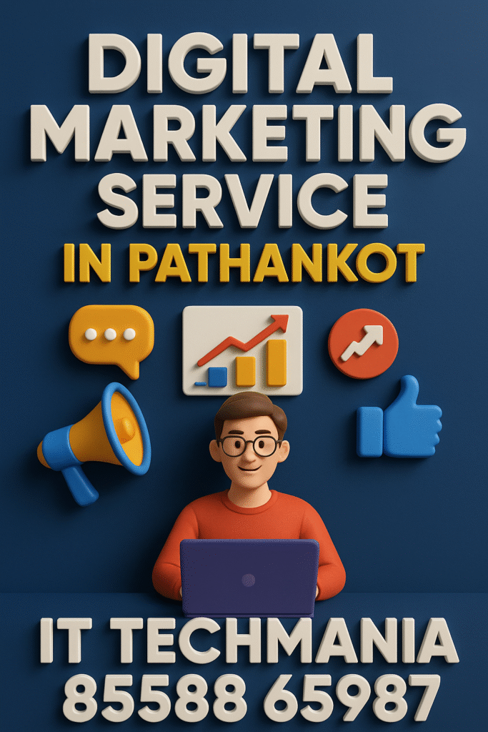 Team at IT Techmania delivering digital marketing services in Pathankot
