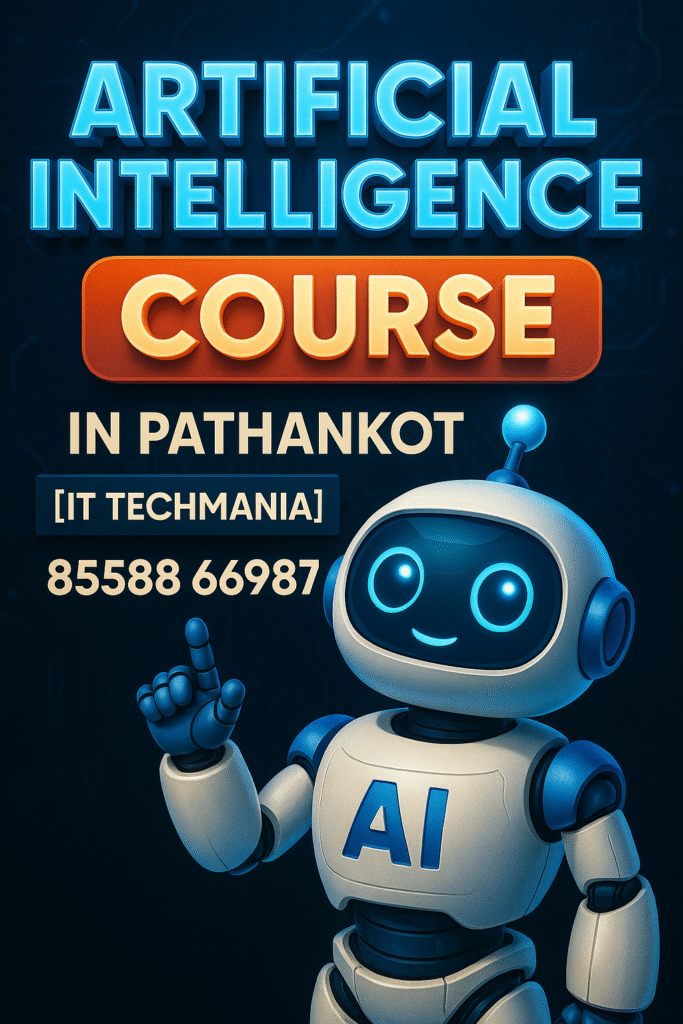 Artificial Intelligence live project training at IT Techmania
