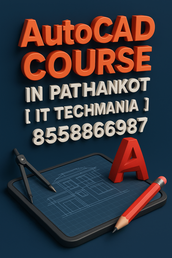 AutoCAD training in Pathankot at IT Techmania