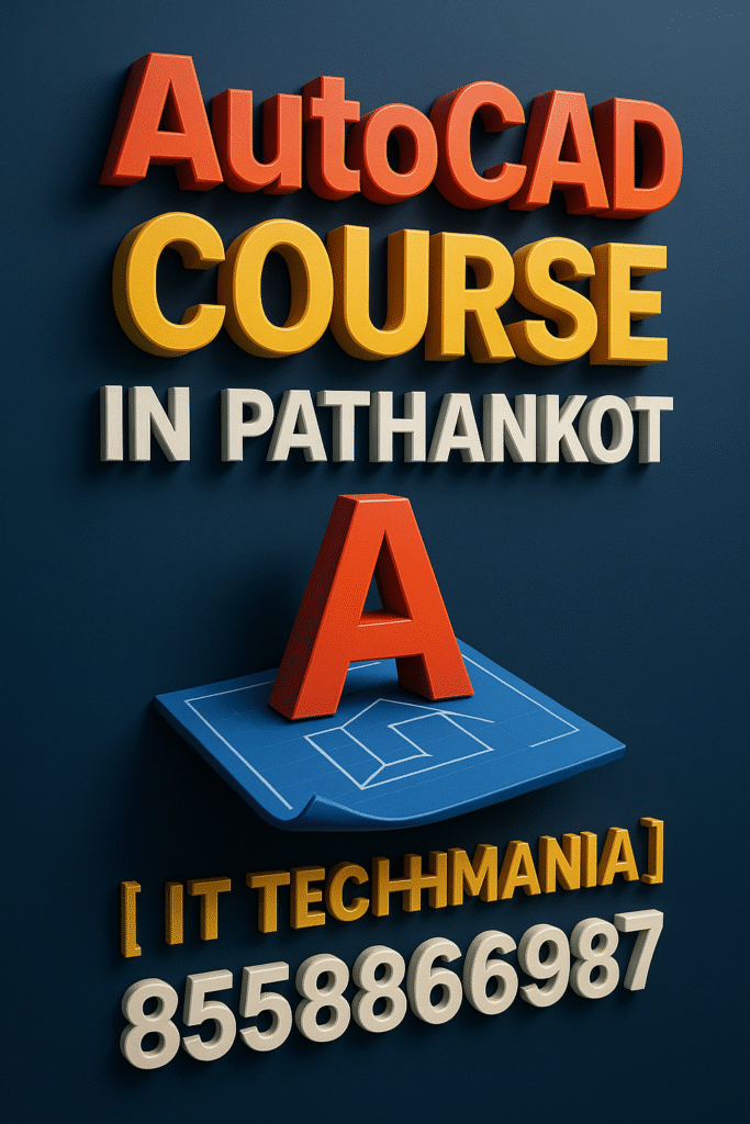 Practical AutoCAD design lab at IT Techmania