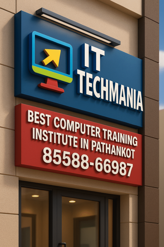 Python programming course at IT Techmania Pathankot