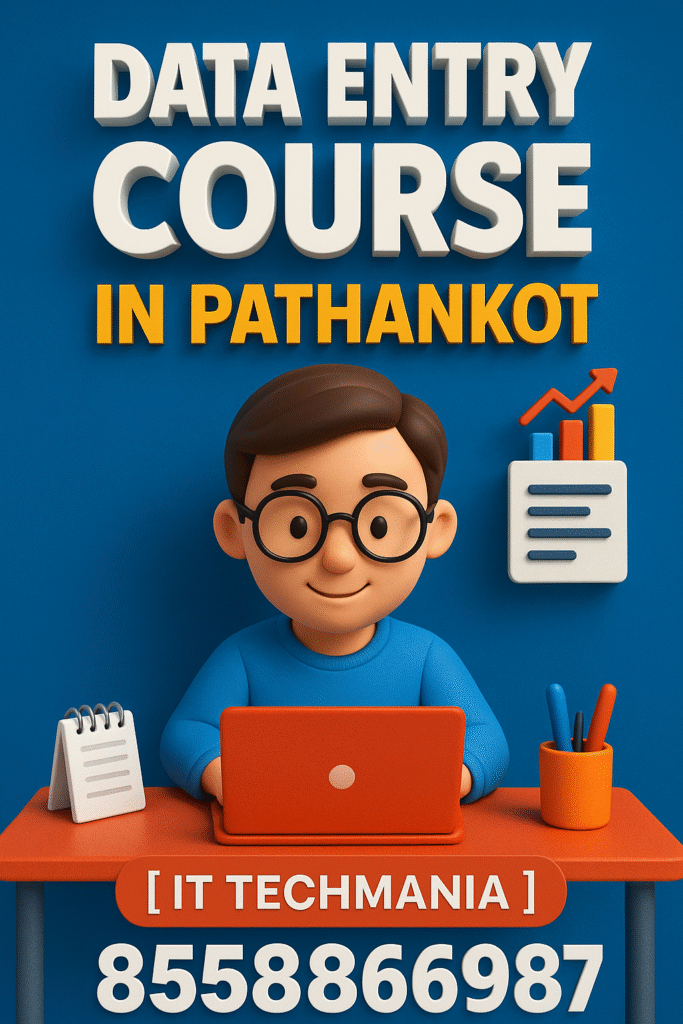 Computer lab for data entry operator course in Pathankot