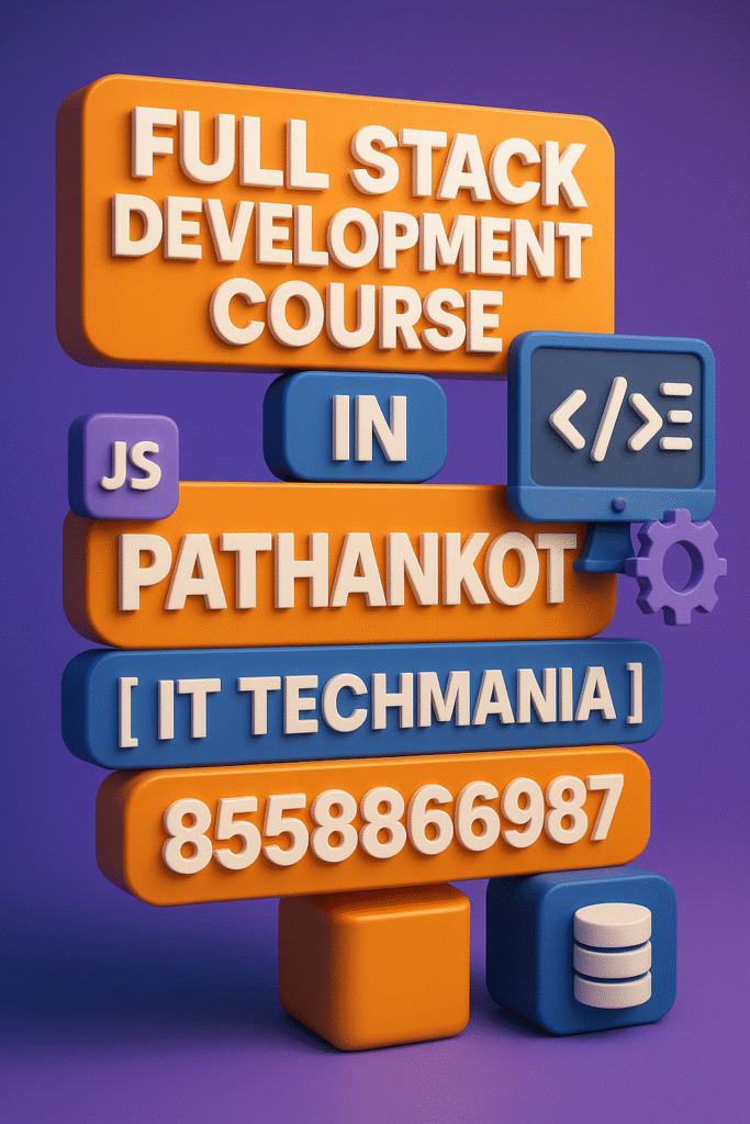 Frontend and backend development training Pathankot