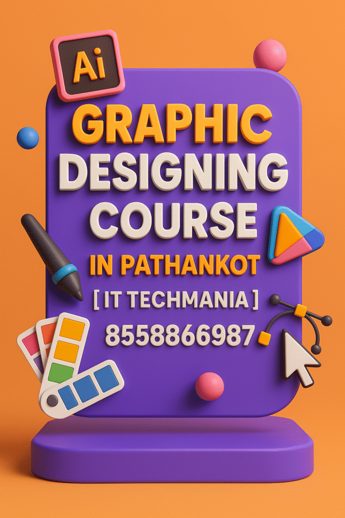 IT TECHMANiA lab setup – Graphic Design Training Institute in Pathankot