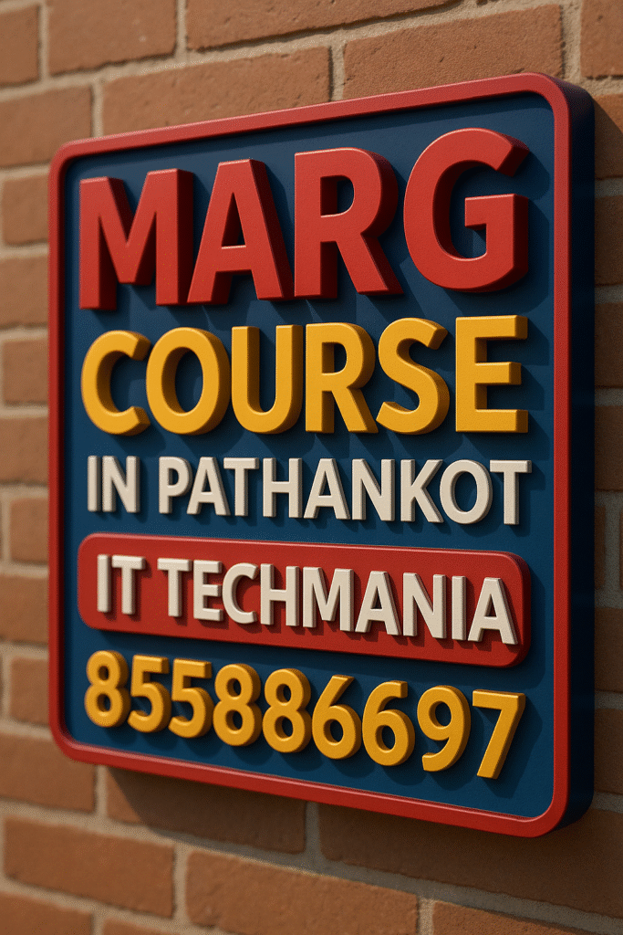 Students learning Marg software at IT TECHMANiA